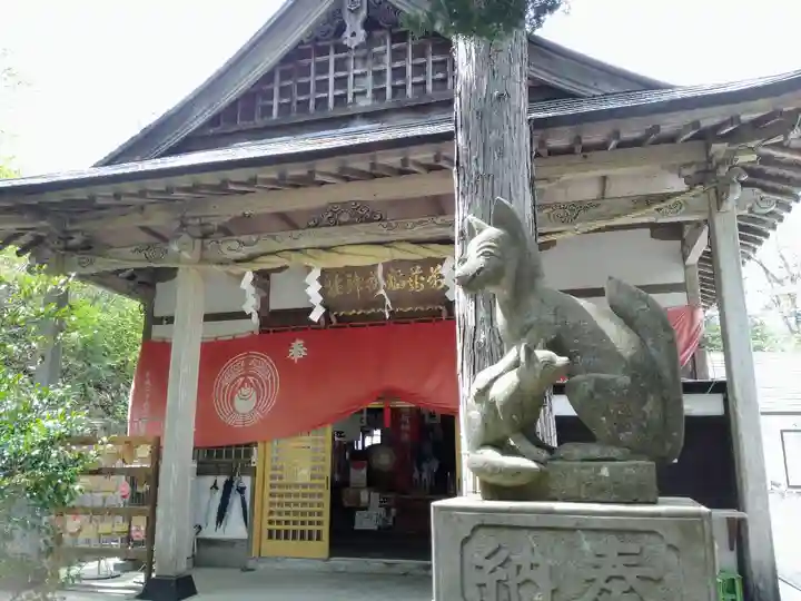 萬蔵稲荷神社の狛犬