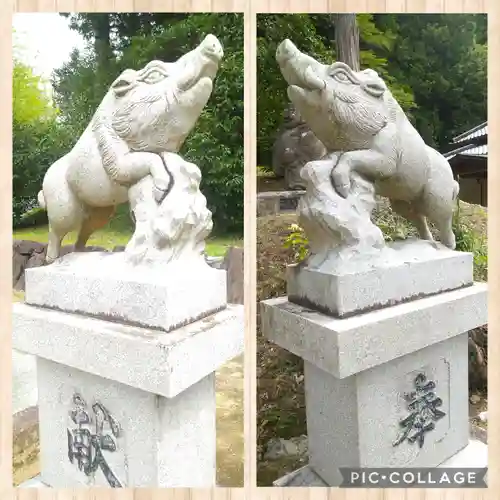 和氣神社（和気神社）の狛犬