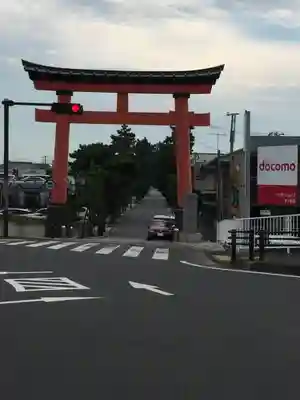 鶴嶺八幡宮の鳥居