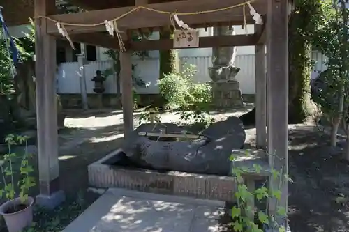 山崎菅原神社の手水舎