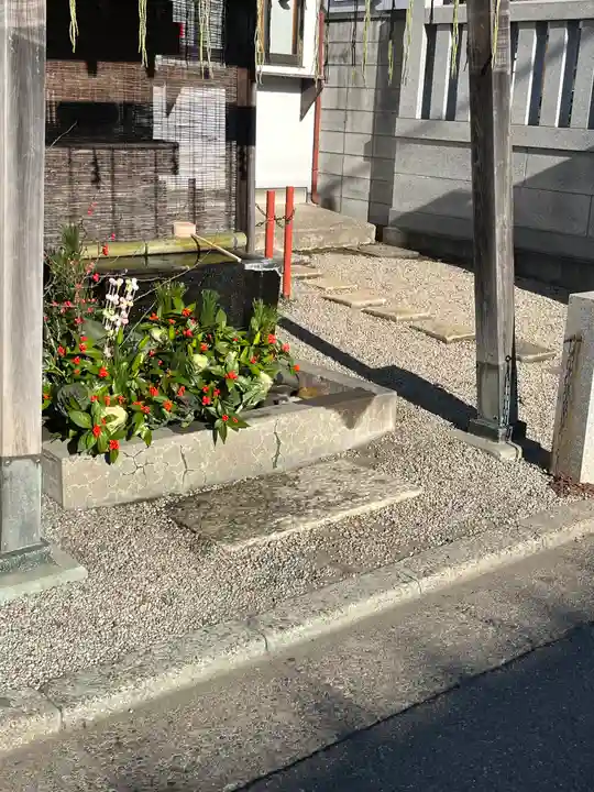 上尾御嶽神社の手水舎