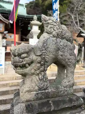 草津八幡宮の狛犬