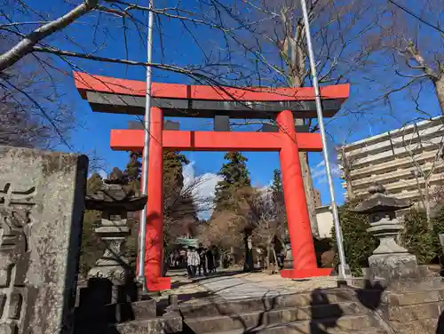 新橋浅間神社の鳥居