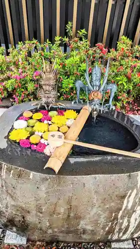 駒込妙義神社の手水