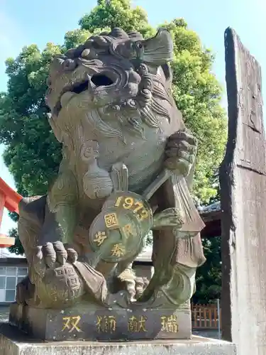 赤城久伊豆神社の狛犬