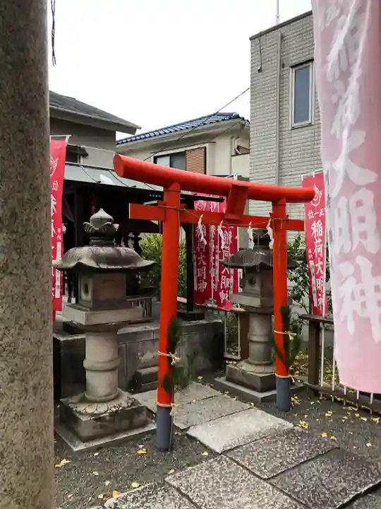 穏田神社の末社・摂社