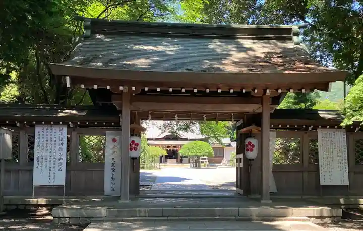 (長良)天神神社の山門・神門