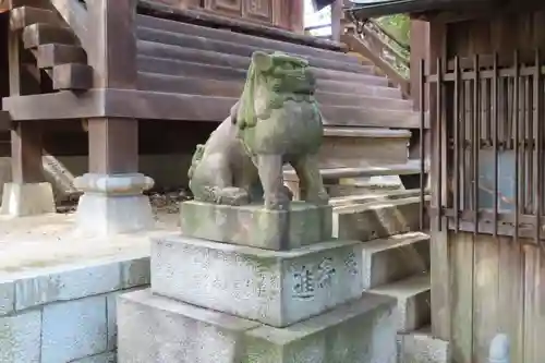 皇后八幡神社の狛犬