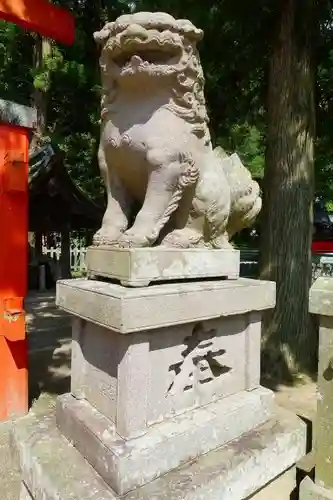 宇太水分神社の狛犬