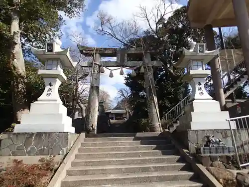 男嶽神社の鳥居