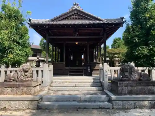 神明社（五軒家）の本殿・本堂