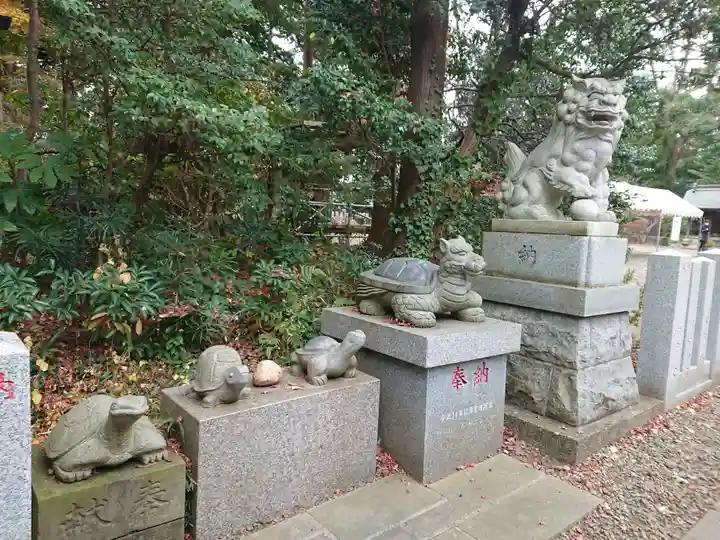 柴崎神社の狛犬