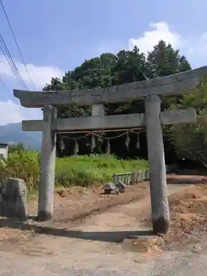 二所神社の鳥居