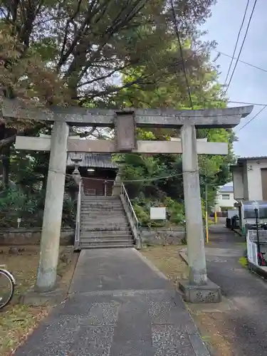 葛飾神社の鳥居