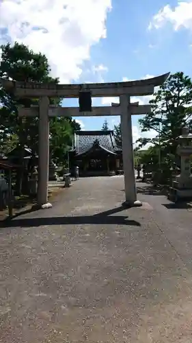 於保多神社の鳥居