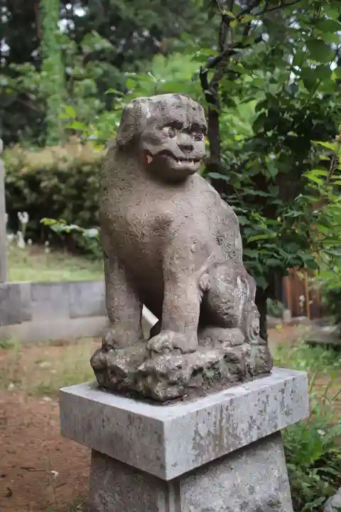 堀口天満天神社の狛犬