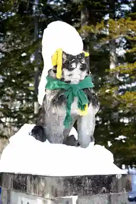 鹿追神社の狛犬