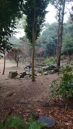 玉鉾神社の庭園