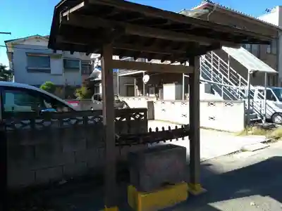 公郷神社の手水舎