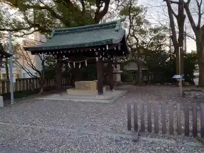 溝旗神社（肇國神社）の手水舎