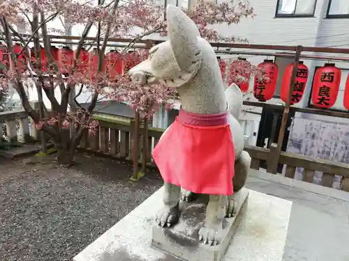 市谷亀岡八幡宮の狛犬