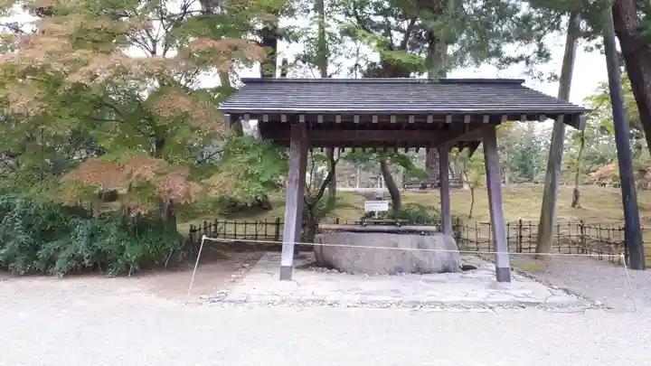 毛越寺の手水舎