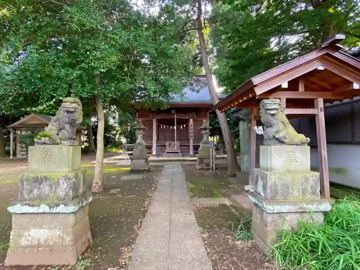 虎狛神社の狛犬