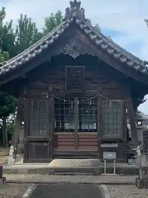 神明社・八幡社合殿(白浜町)の本殿・本堂