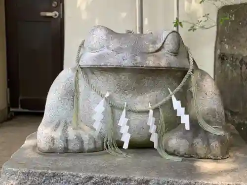 多摩川浅間神社の狛犬