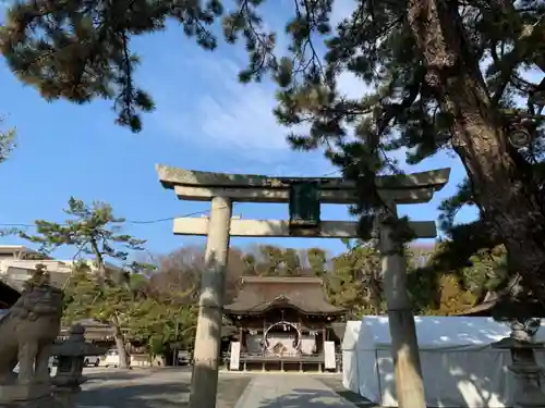 長浜八幡宮の鳥居