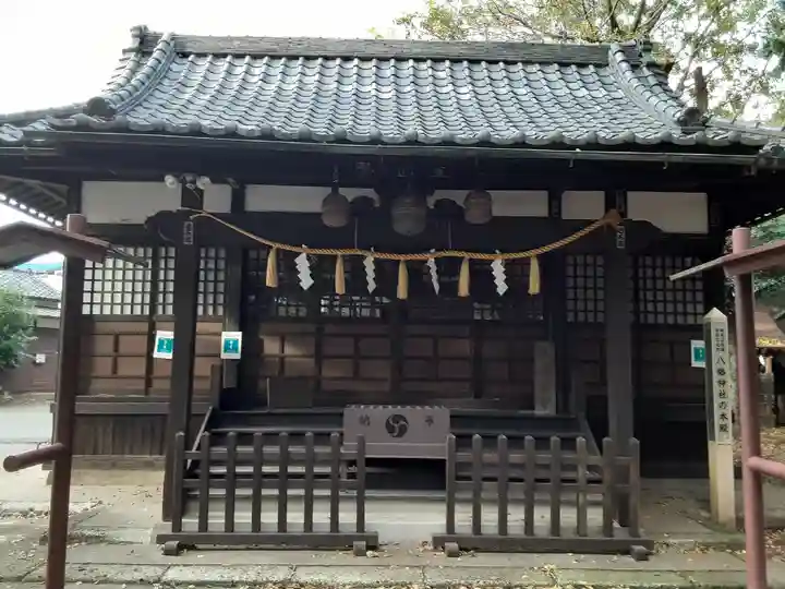 中村八幡神社の本殿・本堂
