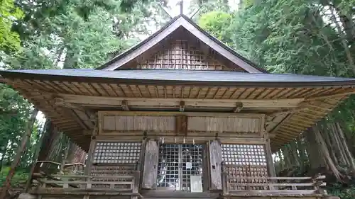 戸隠神社火之御子社の本殿