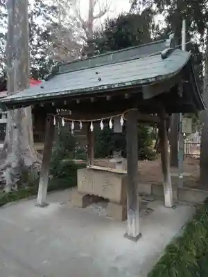 大井氷川神社の手水舎