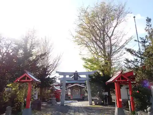 函館厳島神社の鳥居