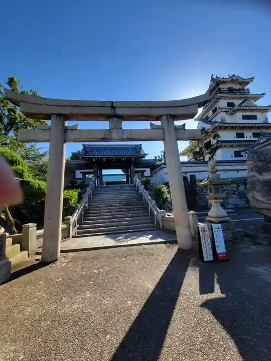 吹揚神社の鳥居
