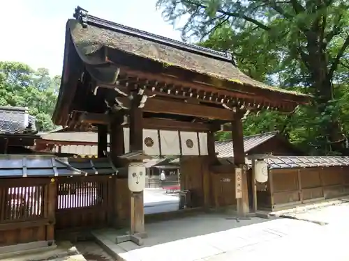 河合神社（鴨川合坐小社宅神社）の山門・神門