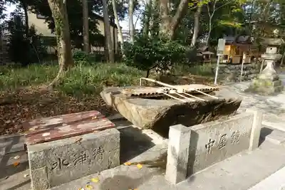 鏡作坐天照御魂神社の手水舎