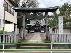 諏訪神社の鳥居