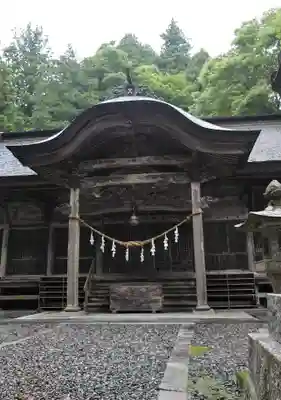 木幡山隠津島神社(二本松市)の本殿・本堂