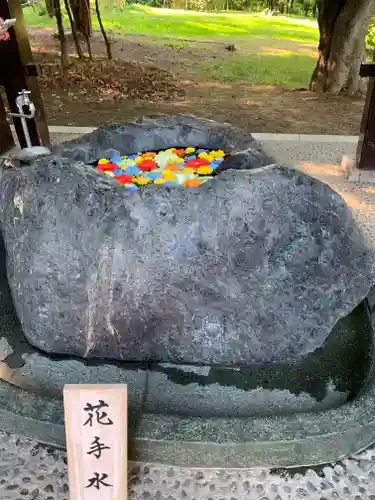 月寒神社の手水舎
