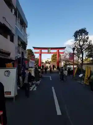 亀戸天神社の鳥居