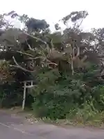 神社(名称不明)の鳥居