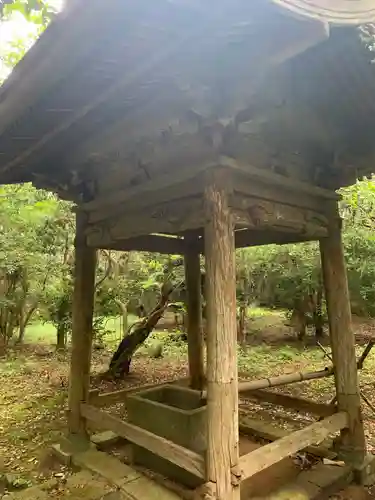 東浪見寺の手水舎