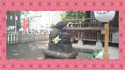 北海道神宮頓宮の狛犬