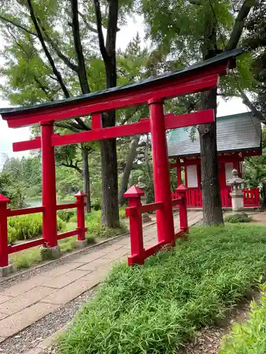 洗足池弁財天の鳥居