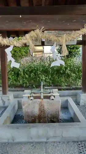 津嶋部神社の手水