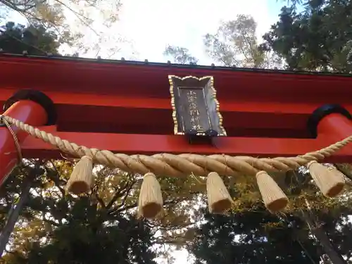 小室浅間神社の鳥居