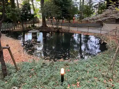 調神社の庭園