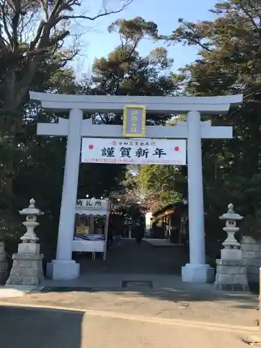 検見川神社の鳥居