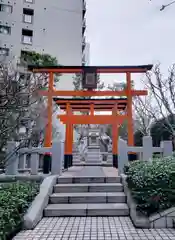 銀世界稲荷神社の鳥居